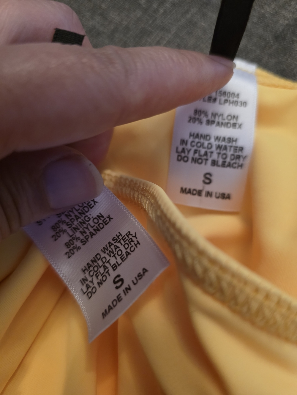 Fashion Nova Yellow Bandeau Cutout Bikini Set Size Small - Picture 6 of 6